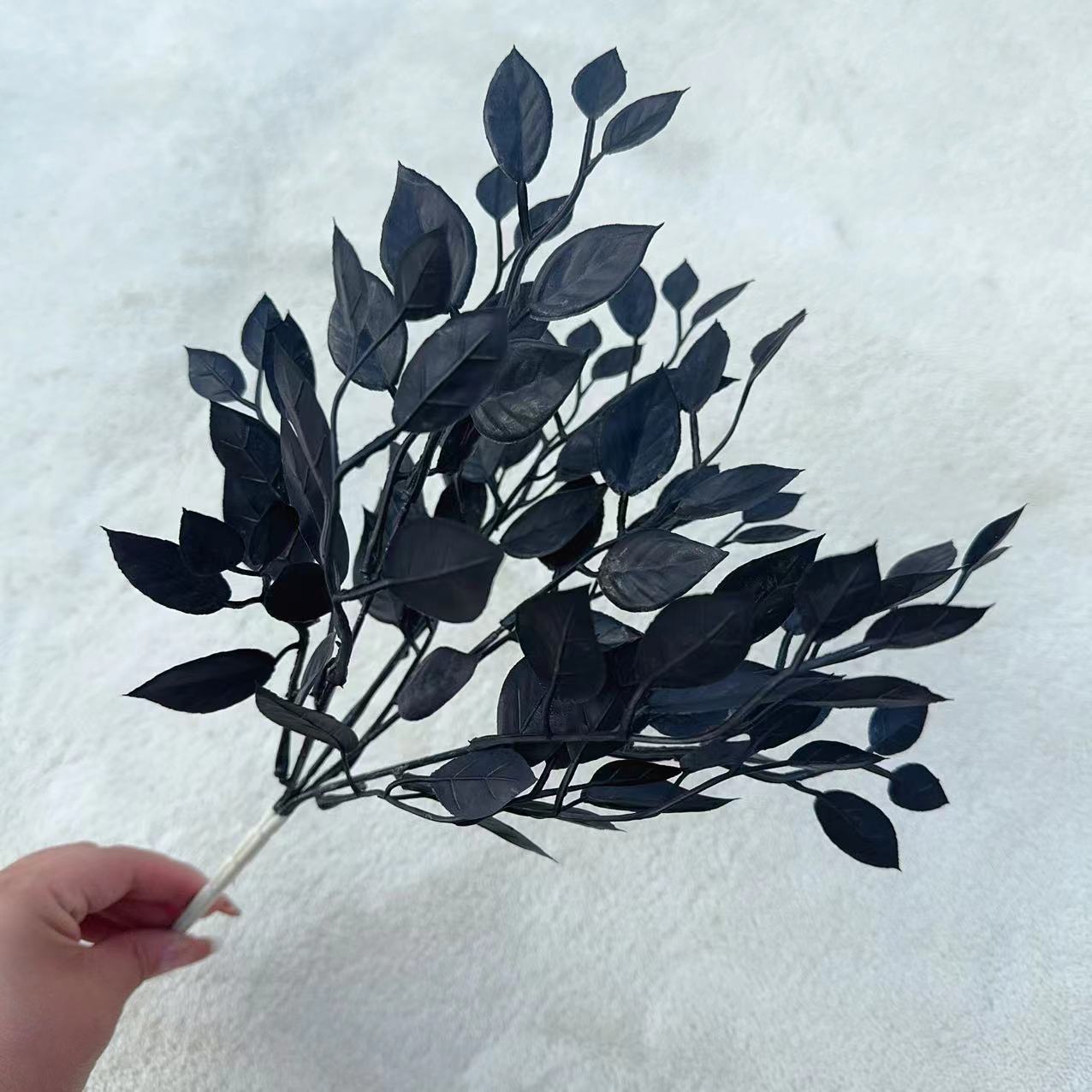 Home Decor Event - Preto halloween flor artificial decoração planta