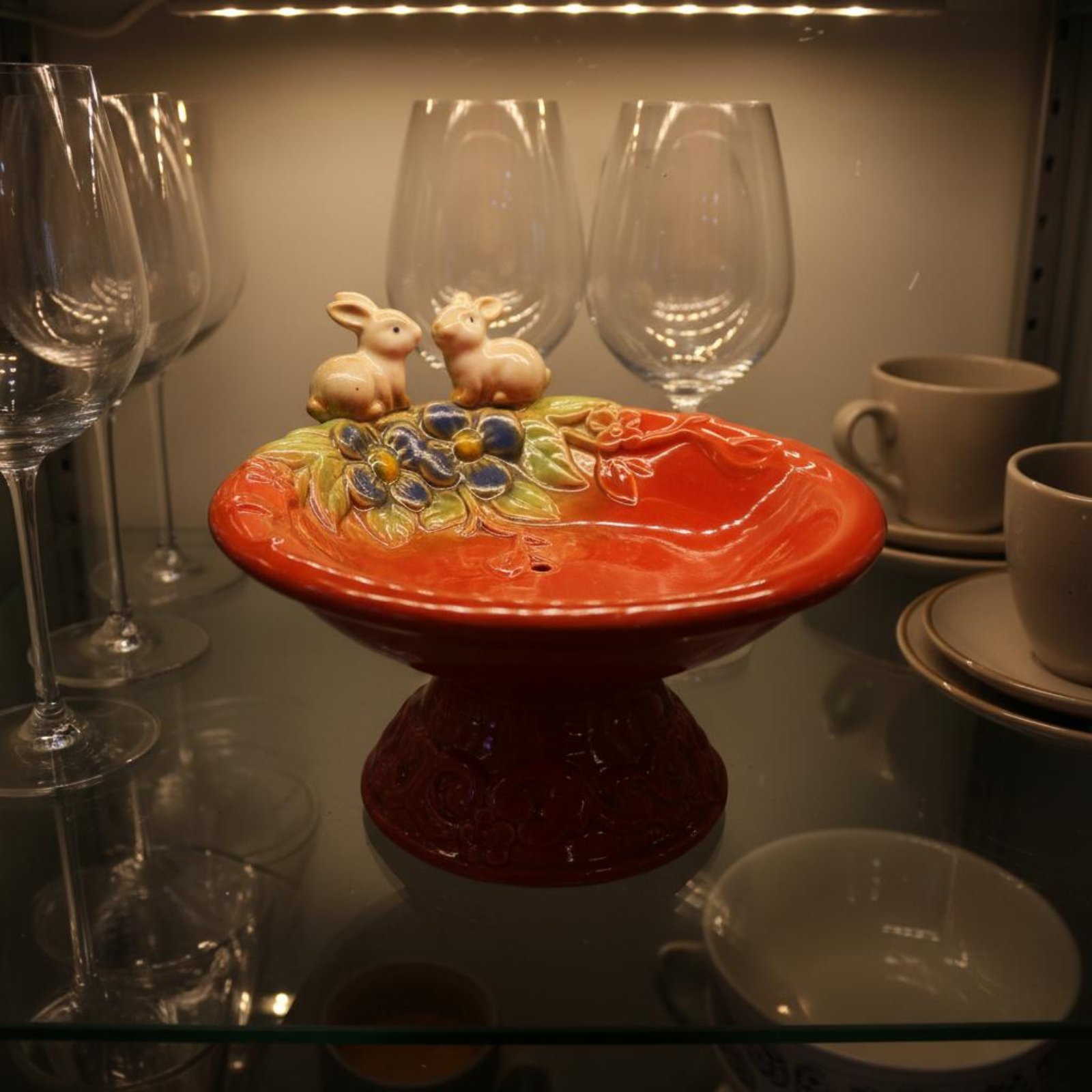Ceramic Trinket Dish - Bandeja de Cerâmica Multifuncional para Banheiro