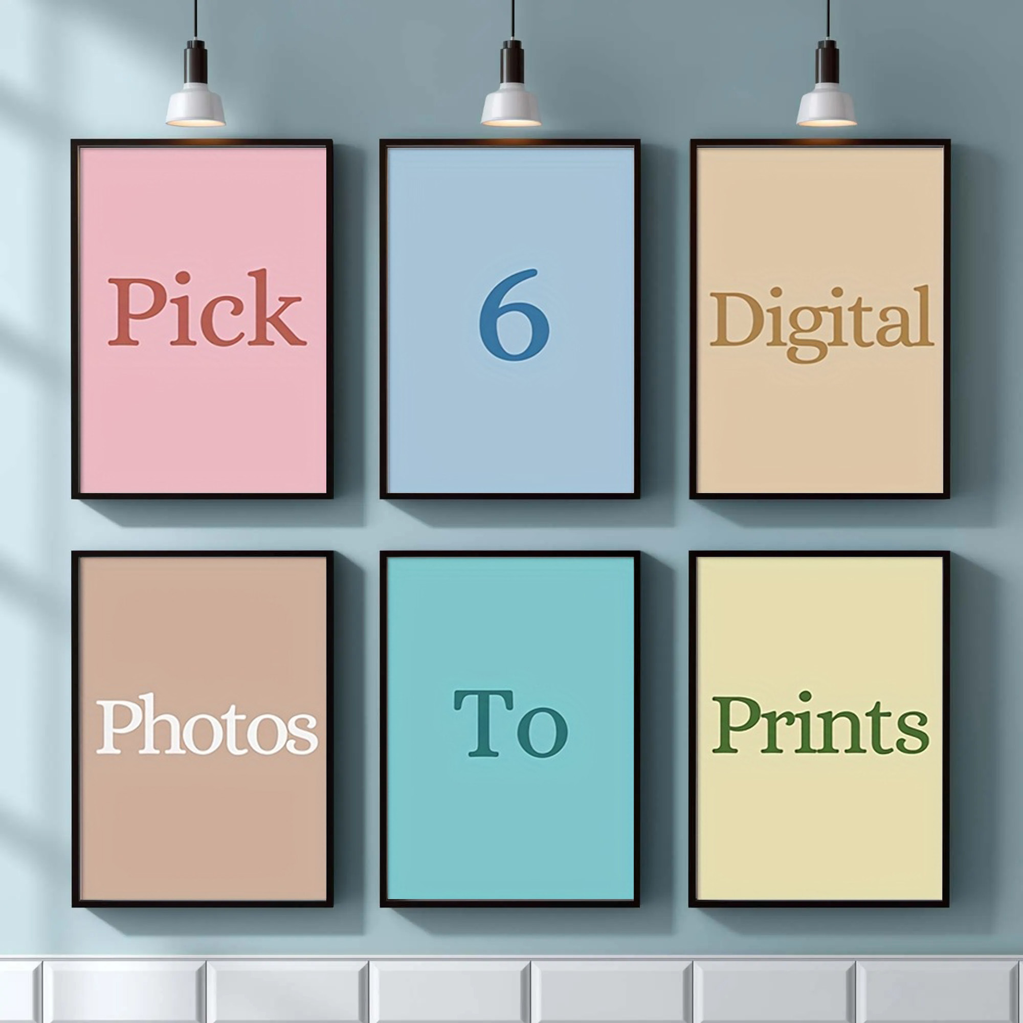 Home Decor Foto - Impressão em Lona Personalizada com 4/5/6