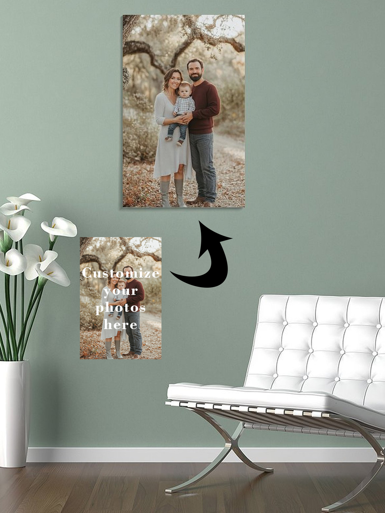 Home Decor Canvas - Tela personalizada (apenas pintura sem moldura)