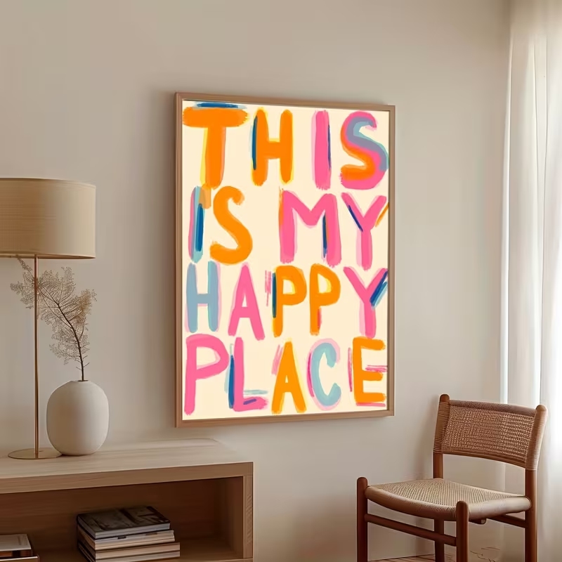 Home Decor Reviews - Arte de parede moderna com citações