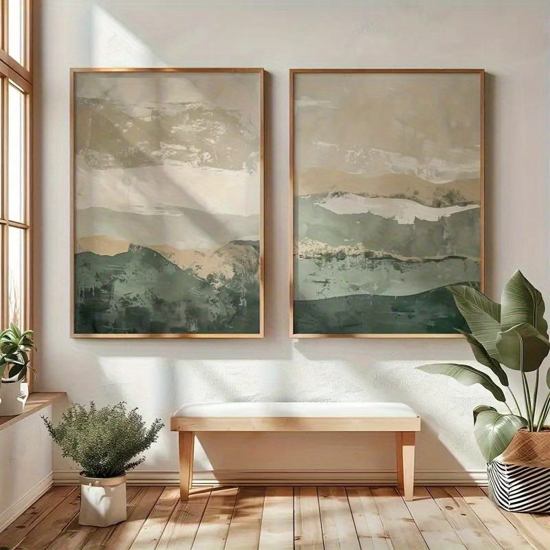 Home Decor Green - Conjunto de 2 Peças: Pôsteres de