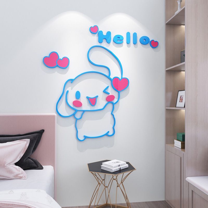 Home Decor Japanese - Adesivo Decorativo de Parede 3D Sanrio