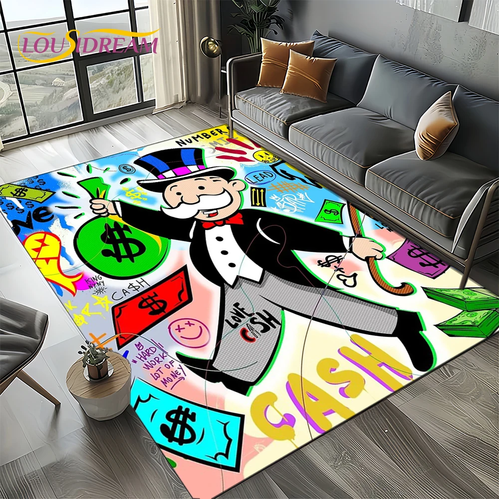 Home Decor Online Game - Tapete de Desenho Animado 3D Monopoly