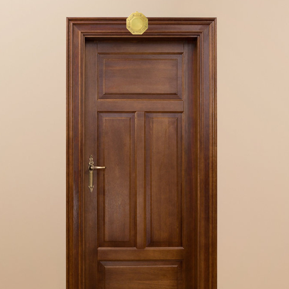 Home Decor Zen Style - Espelho Bagua de Latão Decorativo Côncavo
