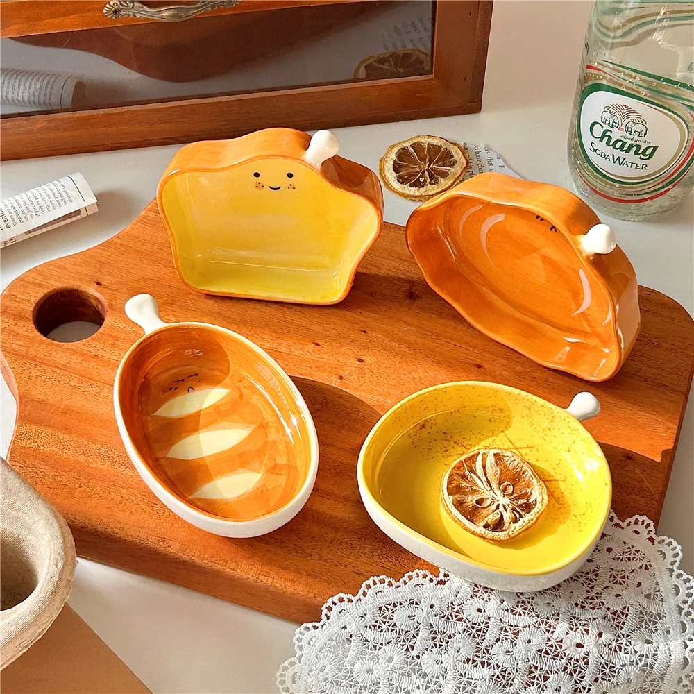 Ceramic Trinket Dish - Prato cerâmico em forma de pão
