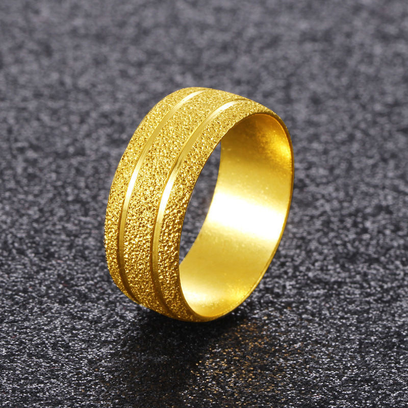 Home Decor Yellow - Ouro amarelo fosco carro flor anel