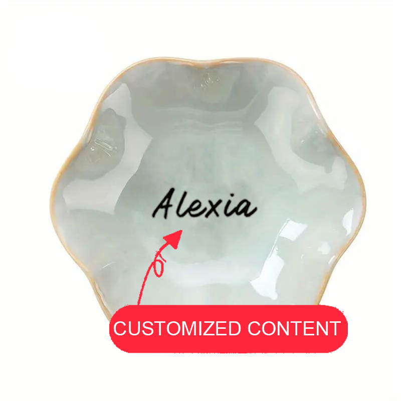 Ceramic Trinket Dish - Bandeja de joias para sua namorada