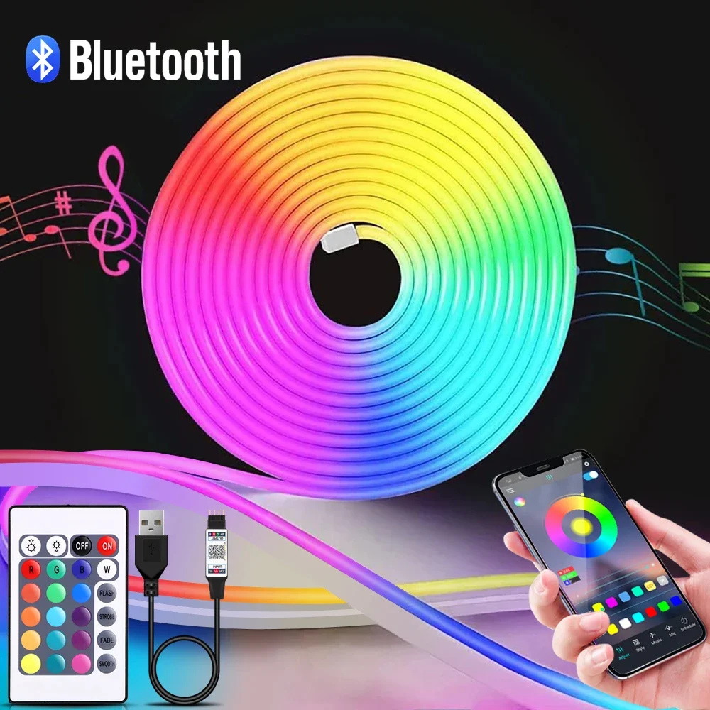 Home Decor App Free - 1-5m rgb led neon luz de