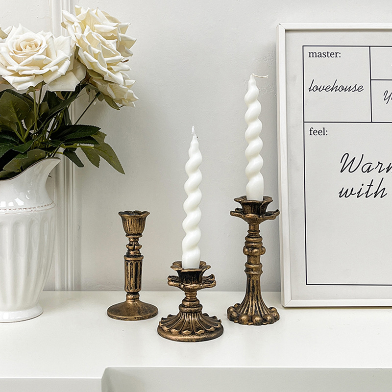 Castiçal de Bronze Vintage com - Home Decor Vintage avaliação e preço