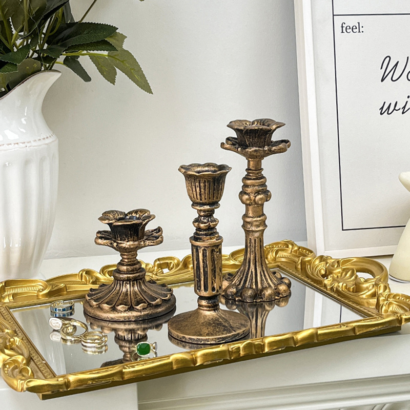 Castiçal de Bronze Vintage com - Home Decor Vintage avaliação e preço
