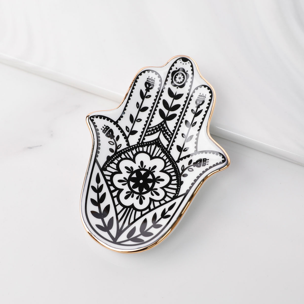 Prato de berloque de mão de ce - Ceramic Trinket Dish avaliação e preço
