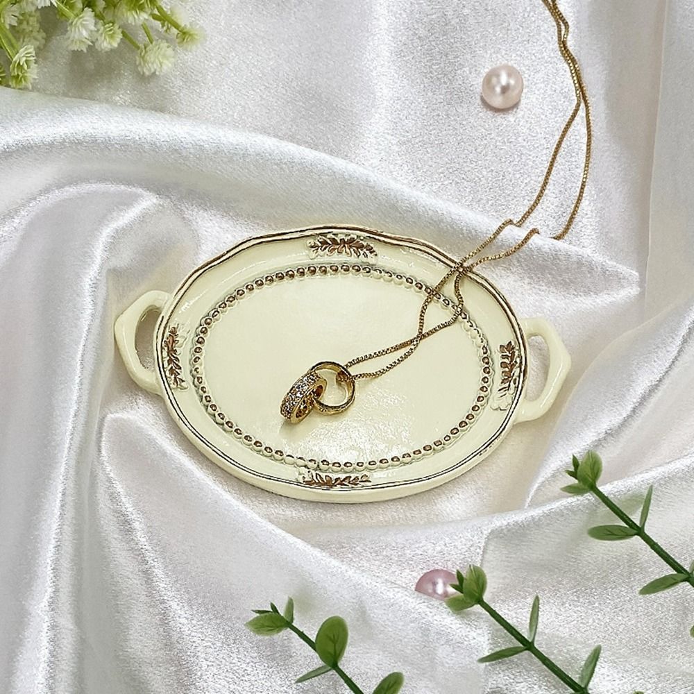 Placa decorativa de jóias, col - Ceramic Trinket Dish avaliação e preço