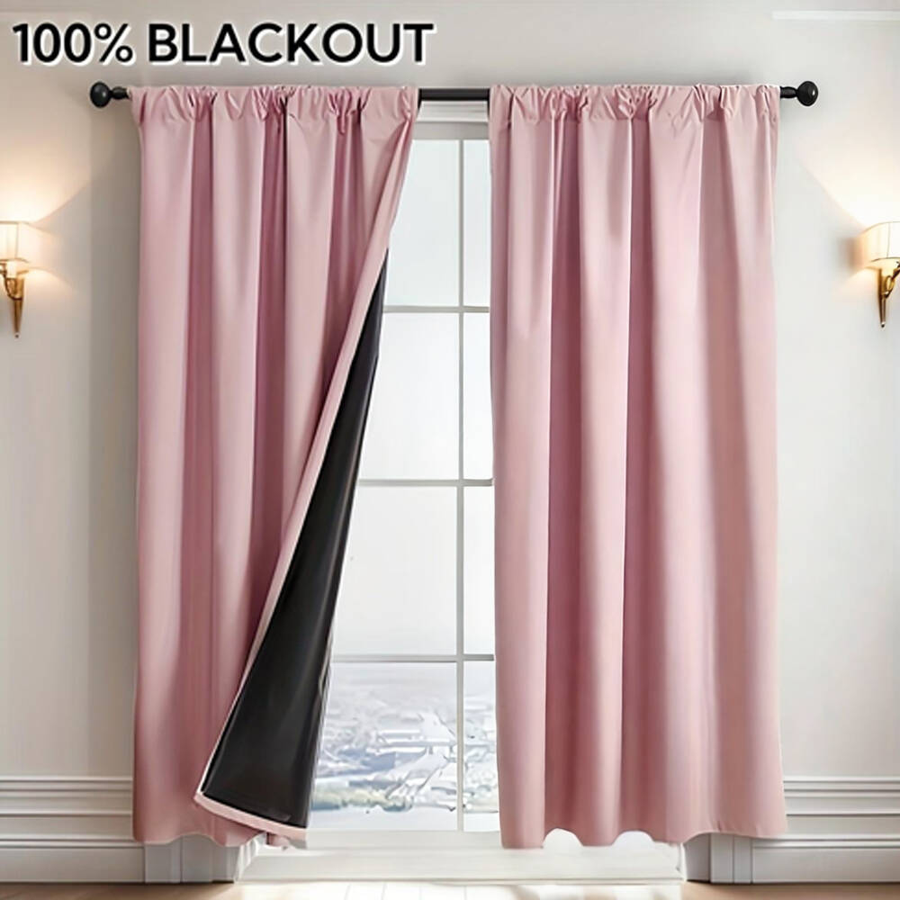 Cortina 100% Blackout com Forr - Home Decor Wall Panels avaliação e preço