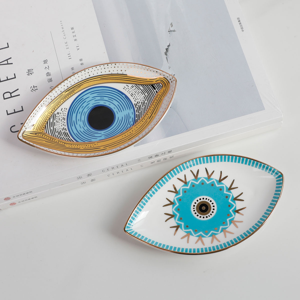 Prato de berloque anel prato c - Ceramic Trinket Dish avaliação e preço