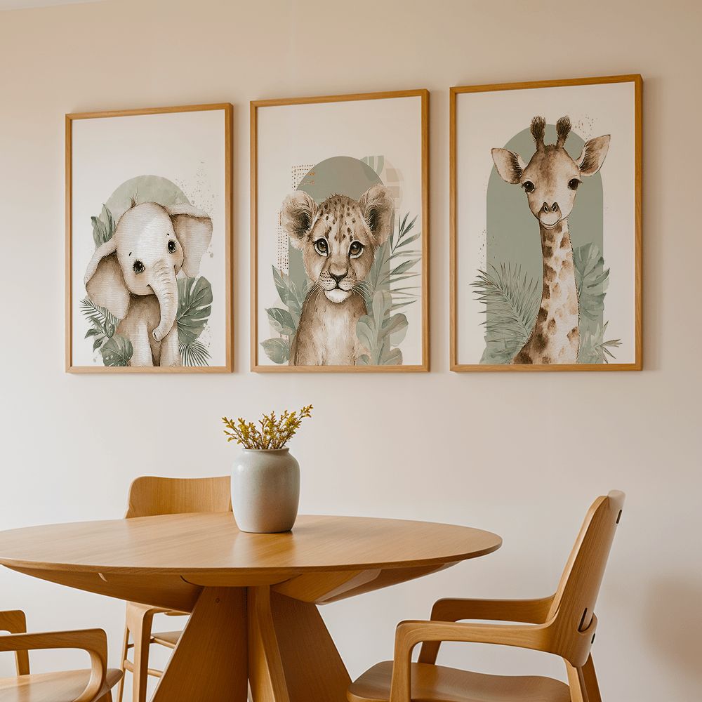 Conjunto de 3 peças: Pôsteres  - Home Decor Green avaliação e preço