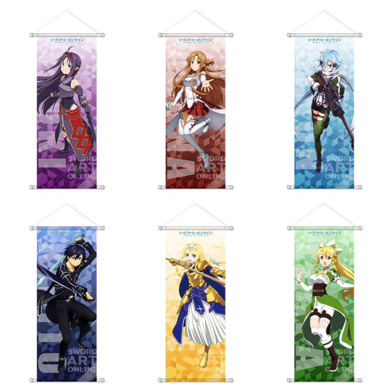 Pôsteres Kawaii de Sword Art O - Home Decor Canvas avaliação e preço