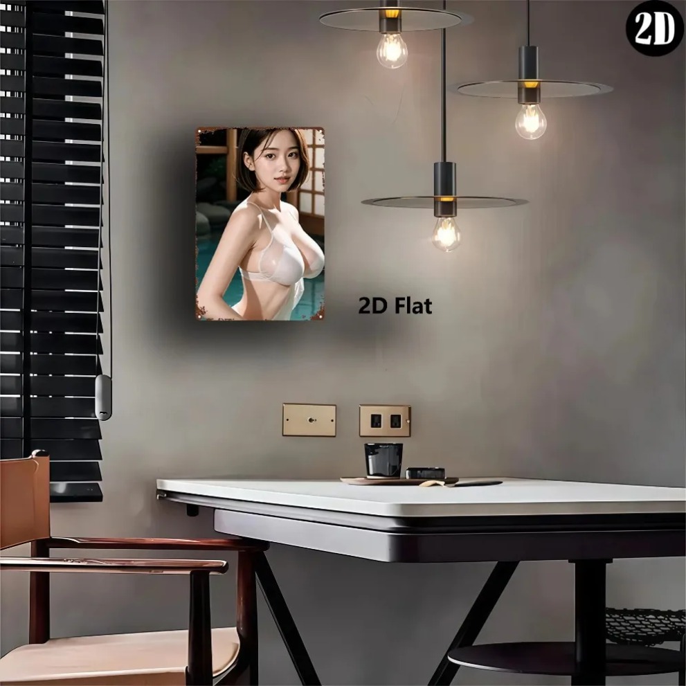 Arte de Parede Metálica Elegan - Home Decor Japanese avaliação e preço