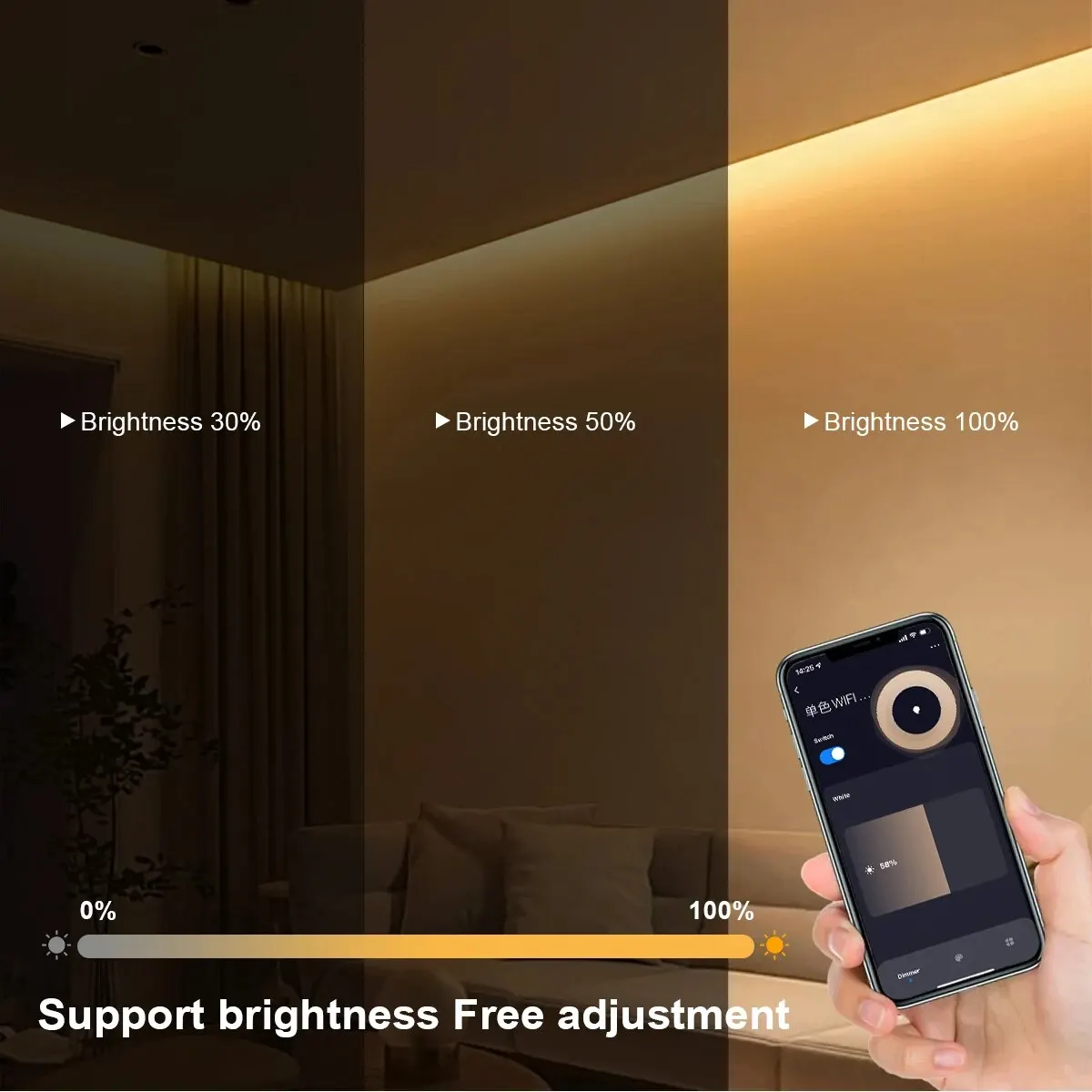 Fita de LED COB inteligente Tu - Home Decor App Free avaliação e preço