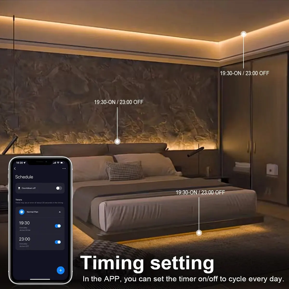Fita de LED COB inteligente Tu - Home Decor App Free avaliação e preço