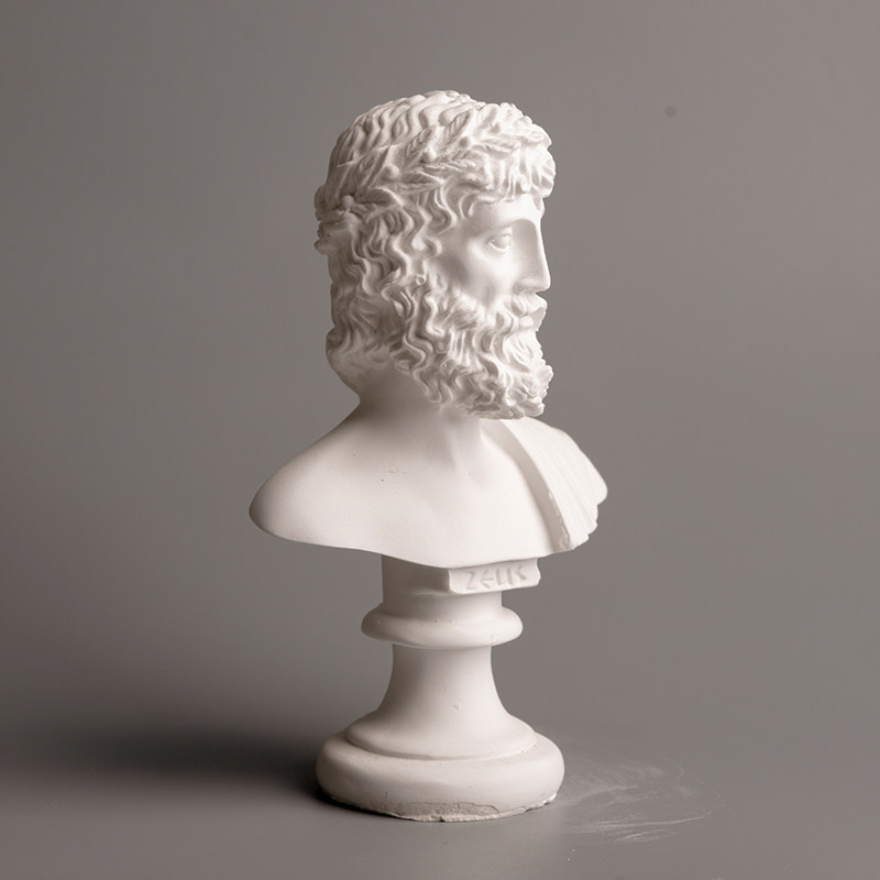 Zeus, uma figura da mitologia  - Home Decor From Clay avaliação e preço