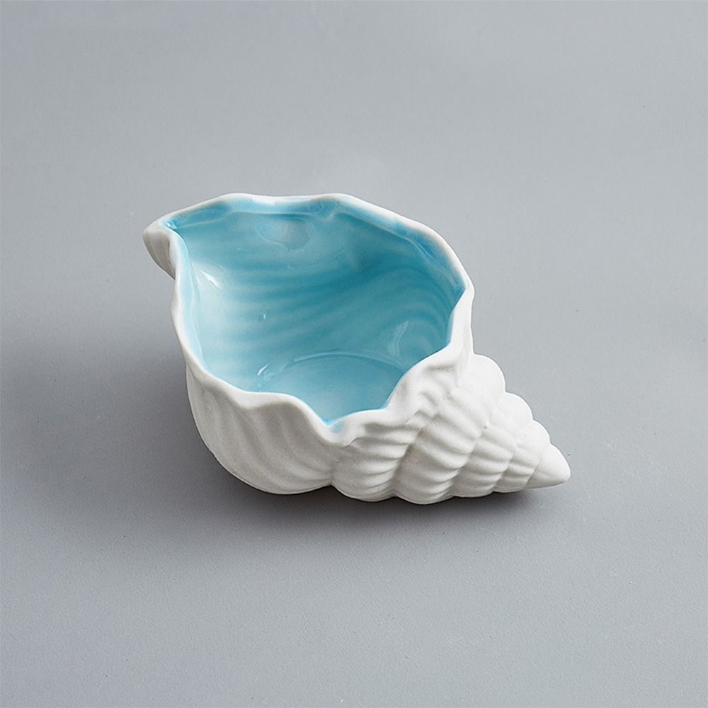 Conch-forma bandeja de jóias d - Ceramic Trinket Dish avaliação e preço