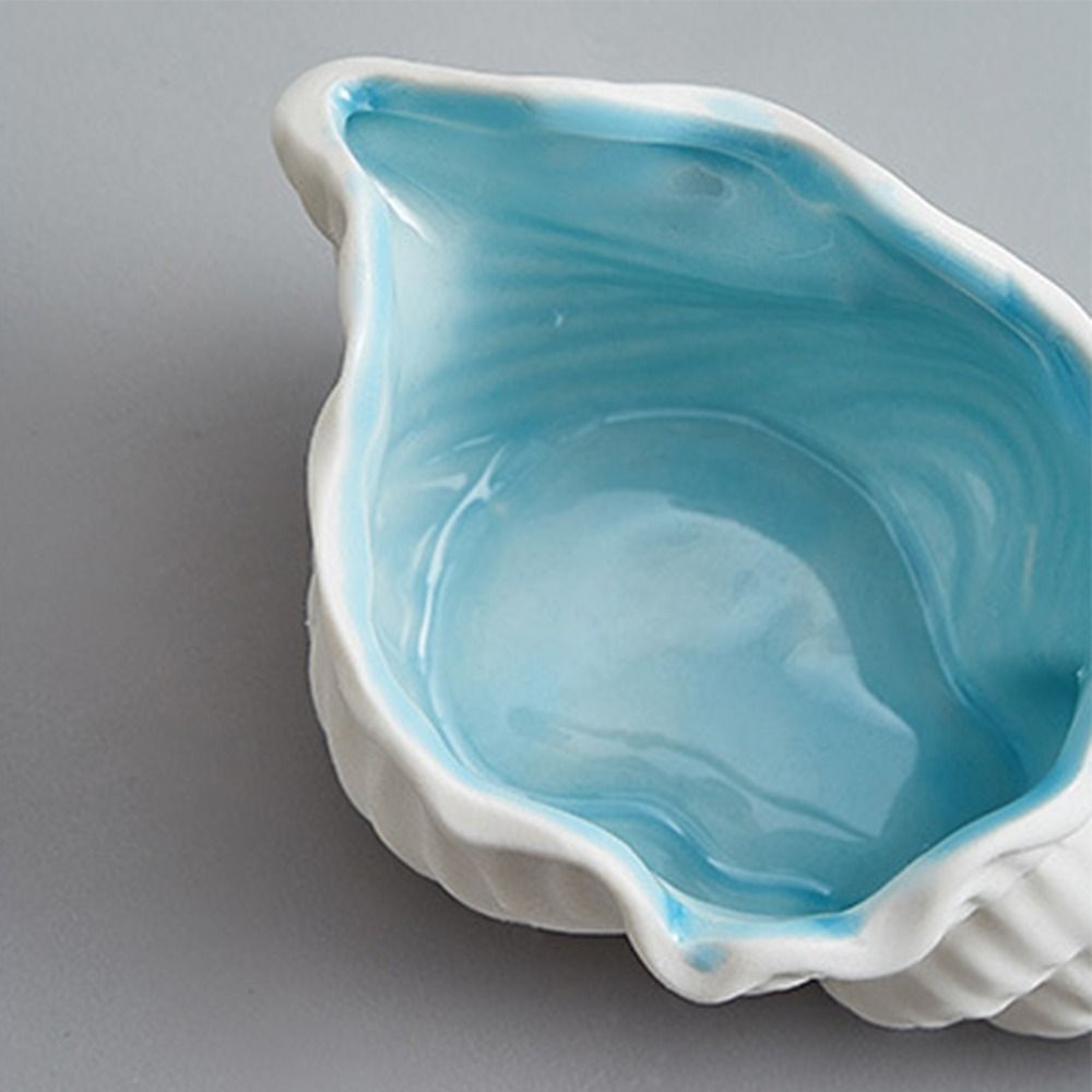 Conch-forma bandeja de jóias d - Ceramic Trinket Dish avaliação e preço