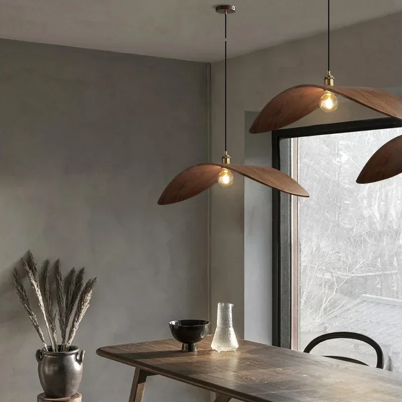 Lustre moderno de nogueira wab - Home Decor Zen Style avaliação e preço