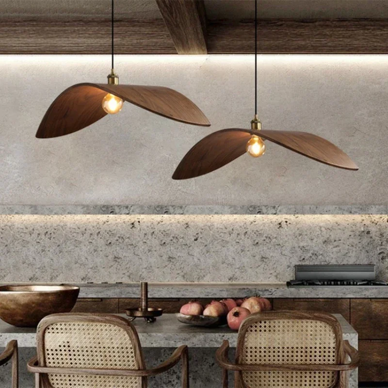 Lustre moderno de nogueira wab - Home Decor Zen Style avaliação e preço